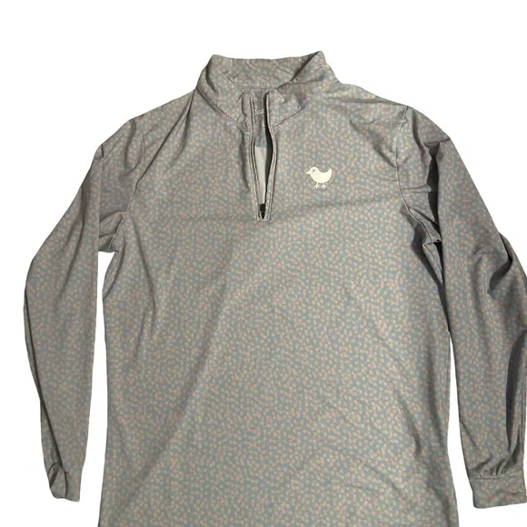 Bad Birdie Blue and Pink Patterned Pullover - Picture 1 of 10